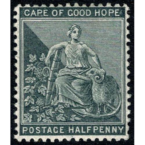 Cape of Good Hope 1886 ½d black. SG 48. Mounted mint