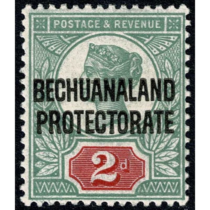 Bechuanaland. 1897 2d grey green and carmine. SG 62. Mounted mint.