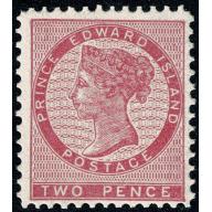 Prince Edward Island. 1870 2d rose Type 1. SG 27. Unmounted mint.