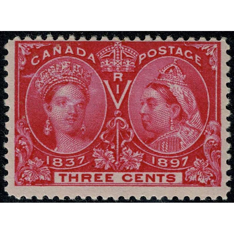 Canada. 1897 Jubilee issue 3c carmine. Unmounted mint.